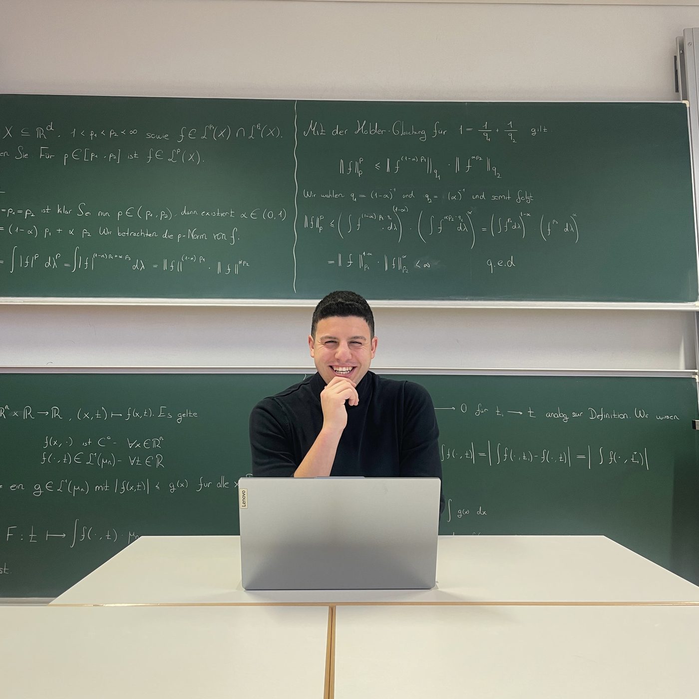 Tafelbild aus dem Analysis-Tutorium von Mirkan Deniz Günkaya